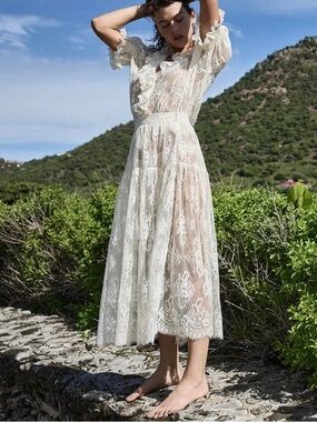 Doen | Dresses | Doen Tahlia Lace Trimmed Floral Print Silk Charmeuse Midi Dress | Poshmark Doen | Dresses | Doen Tahlia Lace Trimmed Floral Print Silk Charmeuse Midi Dress | Poshmark